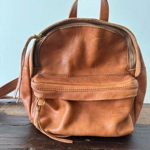 Madewell Mini Lorimer Backpack - brown